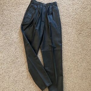 Genuine Leather Pants Vintage